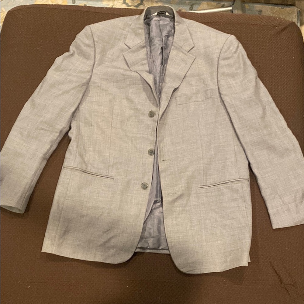 Classic Light Gray Men's Blazer - Size 38R